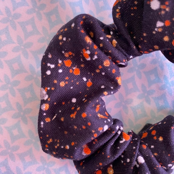 Handmade Halloween splatter scrunchie! - Picture 2 of 2